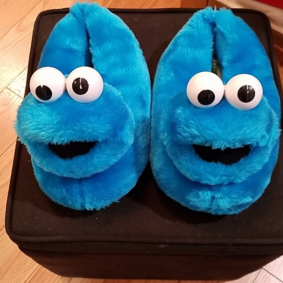 cookie monster slippers